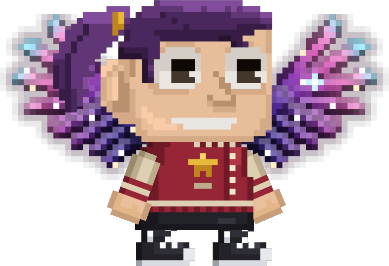 Winged, an example character